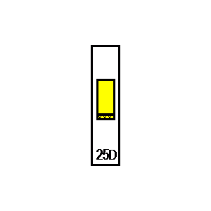 Symbol: wyłączniki automatyczne - LSN25D