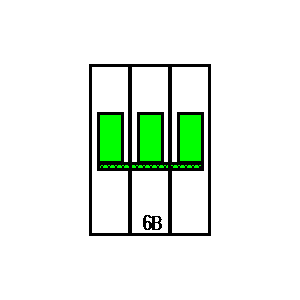 Symbol: wyłączniki automatyczne - LSN6B3p