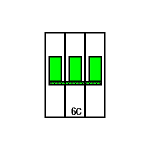 Symbol: wyłączniki automatyczne - LSN6C3p