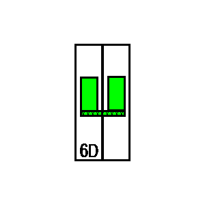 Symbol: wyłączniki automatyczne - LSN6D1+N