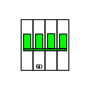 Symbol: wyłączniki automatyczne - LSN6D3+N
