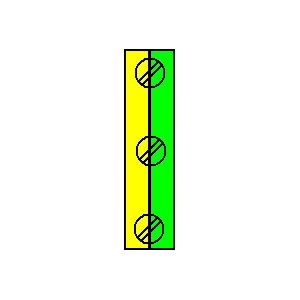 Symbol: szyny zbiorcze - RSA6PE
