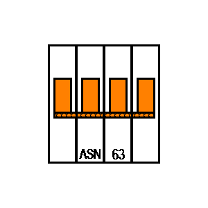 Symbol: przełączniki - ASN63_3+N