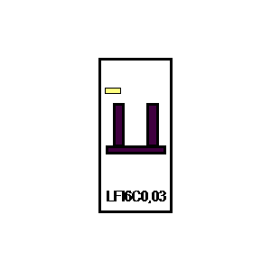 Symbol: wyłącznik - LFI6C1+N_0.03