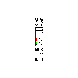 Symbol: przekaźniki - styczniki - MCR