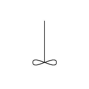 Symbol: miksery - mieszadło śmigłowe
