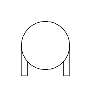 Symbol: naczynia i zbiorniki - naczynie kuliste