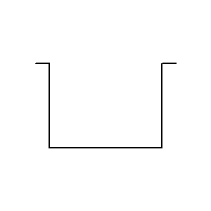 Symbol: naczynia i zbiorniki - zbiornik