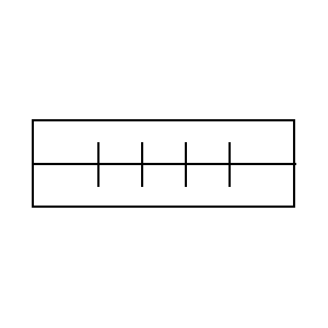 Symbol: wymienniki ciepła - wymiennik ciepła z żebrowaną rurą
