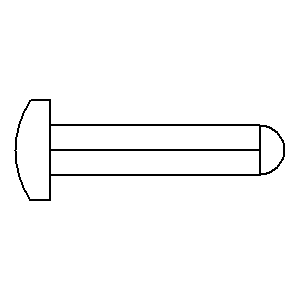 Symbol: wymienniki ciepła - Wymiennik ciepła z U-rurką