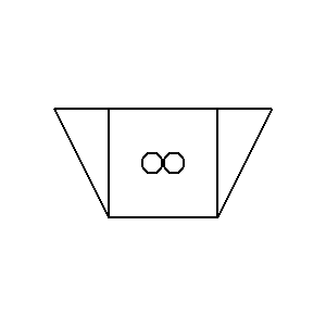 Symbol: kruszarki i młyny - kruszarka walcowa