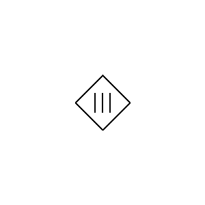 Symbol: klasy obiektów ochronnych - bezpieczne niskie napięcie (klasa 3)
