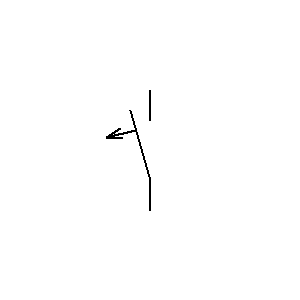 Symbol: wyłączniki (old) - Wyłącznik automatyczny 1P