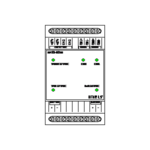 Symbol: inels - Separator magistrali BPS2-02M