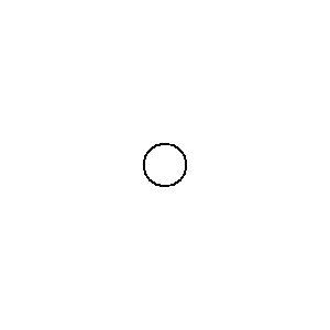 Symbol: ścieżki transmisji - falowód kołowy