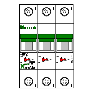 Symbol: moeller - PL7-C6-3