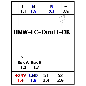 Symbol: inne - HMW-LC-Dim1l-DR