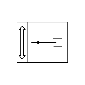 Symbol: aktorzy - Kontroler żaluzji, 2-kanałowy