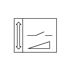 Symbol: aktorzy - Ściemniacz z przełącznikiem