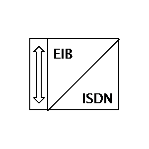 Symbol: interfaces - Połączenie EIB z siecią ISDN