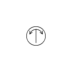 Symbol: przyrządy pomiarowe - synchronoskop