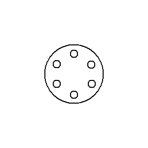 Symbol: pudła - pudełko z 6 zaciskami