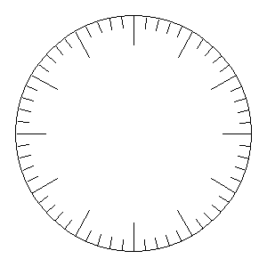 Symbol: masura - scala circulara