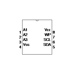 Symbol: us - EEPROM 24LC16