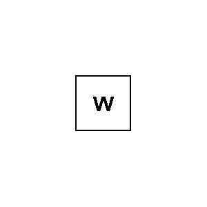 Symbol: przyrządy pomiarowe - watomierz rejestrujący