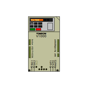 Symbol: plc - Falownik jednofazowy Omron V1000