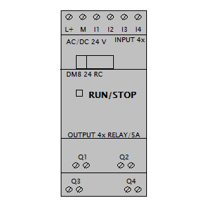 Symbol: plc - Siemens LOGO modulo2