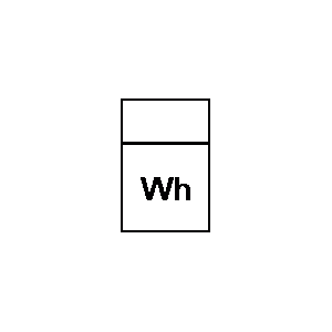 Symbol: licznik watogodzin - licznik elektryczny