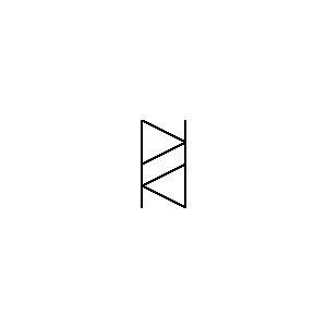 Symbol: diody - dioda dwukierunkowa, diak