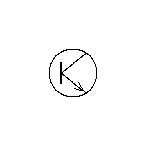 Symbol: transistors - NPN