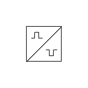 Symbol: falowniki - falownik impulsowy