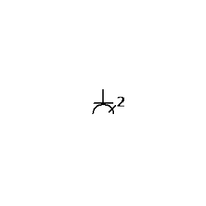 Symbol: gniazda - gniazdo z podwójnym stykiem ochronnym