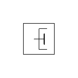 Symbol: transmission technology - Zestaw zakończeń z łączem równoważącym