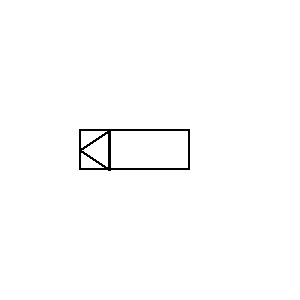 Symbol: przekaźniki - cewka instrumentu z blokadą mechaniczną