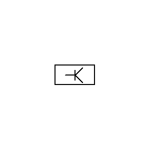 Symbol: przekaźniki - elektroniczny przekaźnik impulsowy