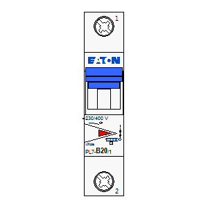 Symbol: eaton - PL7-B20-1