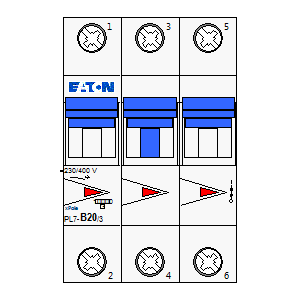Symbol: eaton - PL7-B20-3