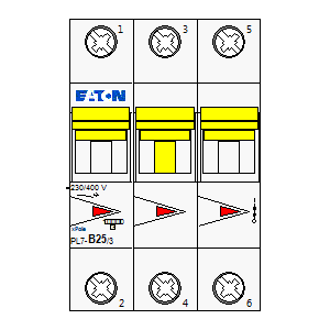 Symbol: eaton - PL7-B25-3