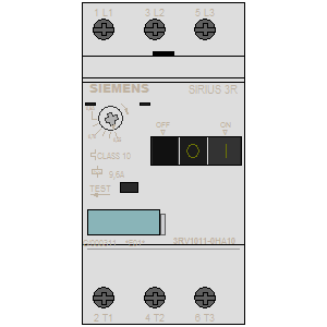 Symbol: inne - Zabezpieczenie rozrusznika silnika Siemens 3RV10 11-0HA1