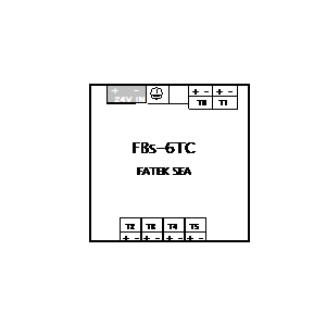 Symbol: fatek - FBs-6TC