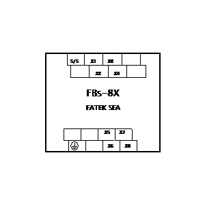 Symbol: fatek - FBs-8X
