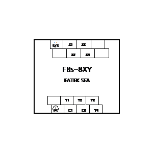 Symbol: fatek - FBs-8XY