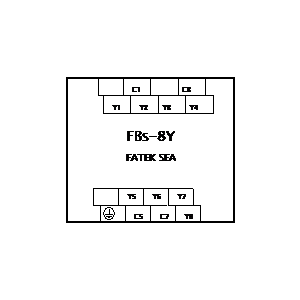 Symbol: fatek - FBs-8Y