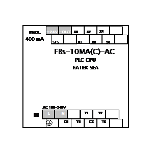 Symbol: fatek - FBs-10MA(C)-AC