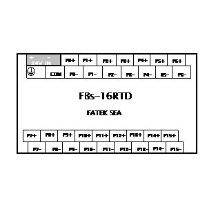 Symbol: fatek - FBs-16RTD