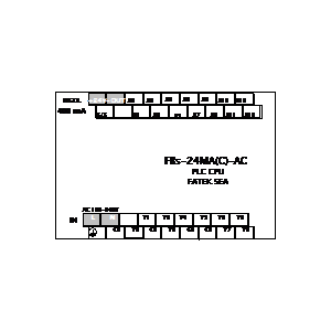 Symbol: fatek - FBs-24MA(C)-AC